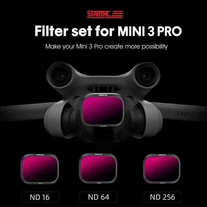 STARTRC ND Filters Lens for DJI Mini 3 Pro ND16 ND64 ND256 16 64 256