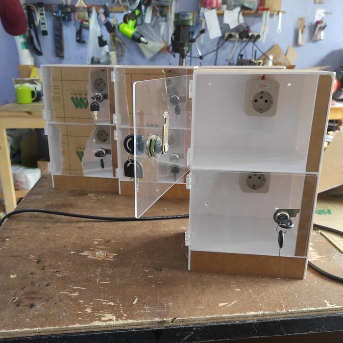 Box Charger Hp Murah 2 Pintu