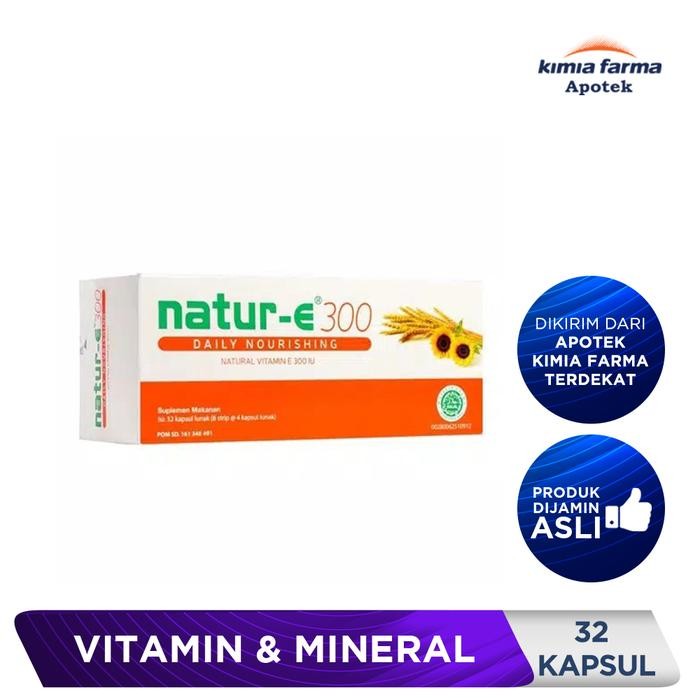Natur E 300 IU Dus 32 Kapsul / Vitamin E / Kimia Farma