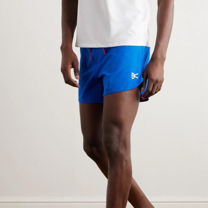 District Vision Spino 5" Shorts - Surf Blue