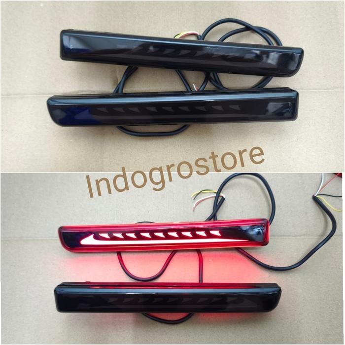 New Reflektor Led Lampu Bemper Belakang Mobil Agya / Ayla 2017 2018 2019 2020 2021 2022 2023