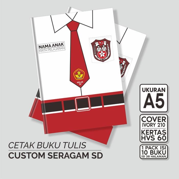 

BUKU TULIS CUSTOM SERAGAM SEKOLAH