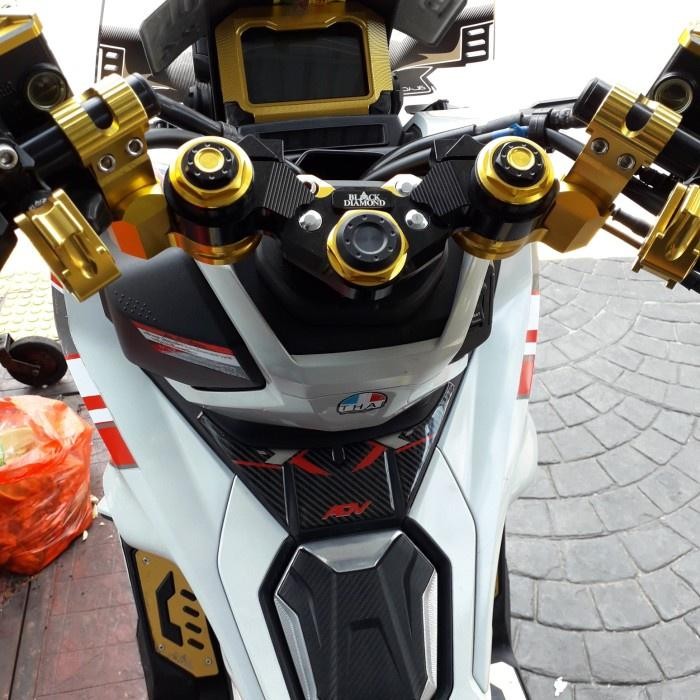 Stang jepit Honda ADV 160 ADV 150 kusus mrek Black Diamond CNC