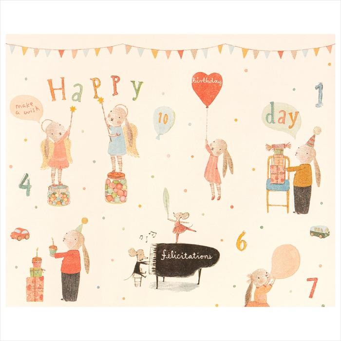 

Maileg Gift Wrap Paper - Happy Day