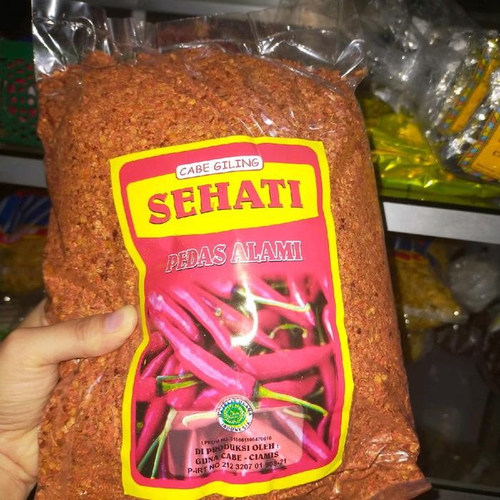 

Cabe Bubuk kasar merek Sehati 1kg