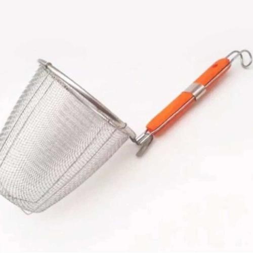 Samiafdol_ Saringan Mie Kocok / Saringan Mie Ayam Ramen Bakmie Pasta Stainless 14 Panjang - Bakmie