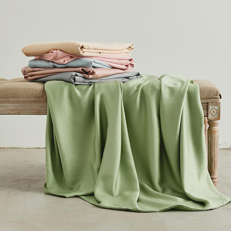 Customizable Lyocell Tencel solid color single product quilt cover, summer cool feeling quilt cover