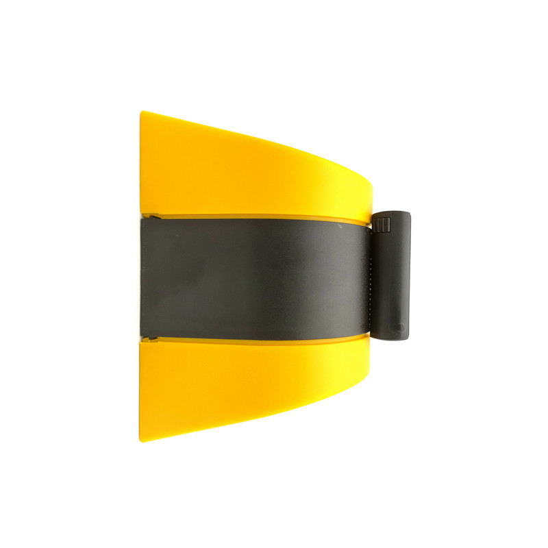 

10m Warning Belt Wall Mounted Safety Retractable Belt Barrier Tape Yellow/Black Stripe Caution
