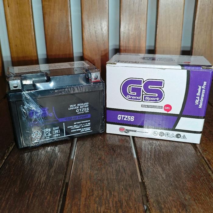 Sale  Aki Motor Honda Beat Gtz5S Gs Aki Kering