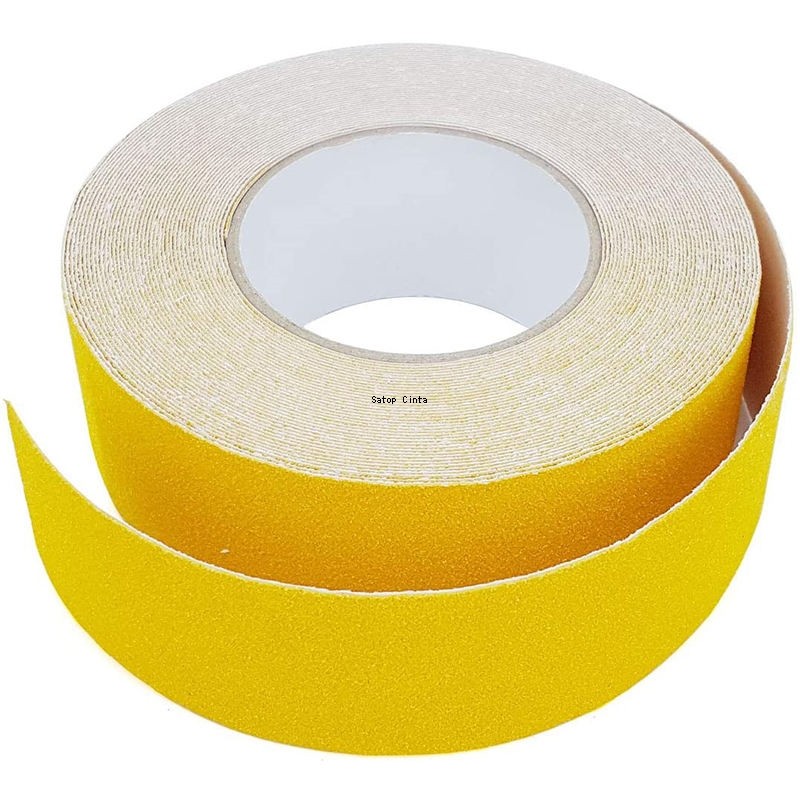 

5cmm*5m Anti-Slip Tape Yellow Enhance Safety Warning Non-Slip Tapes Highest Traction On Wet Surfaces