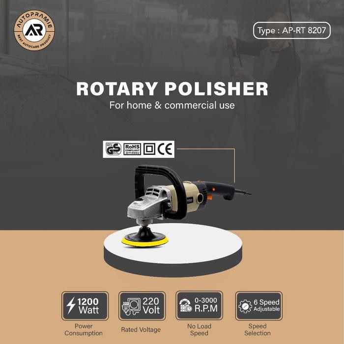 Mesin Poles Rotary / Polisher Rotary Autopramie / Mesin Poles Mobil *