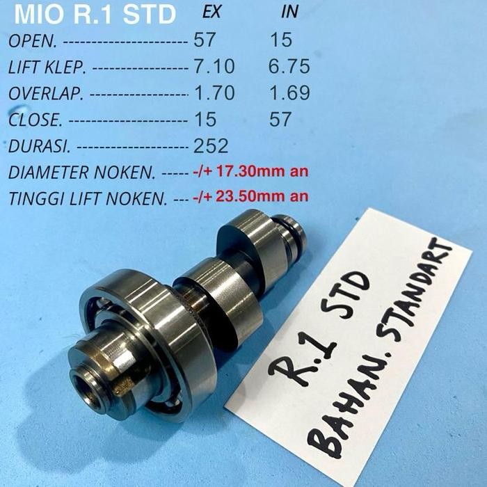 NOKEN AS MIO RACING SPEK 150cc SAMPAI 200cc *