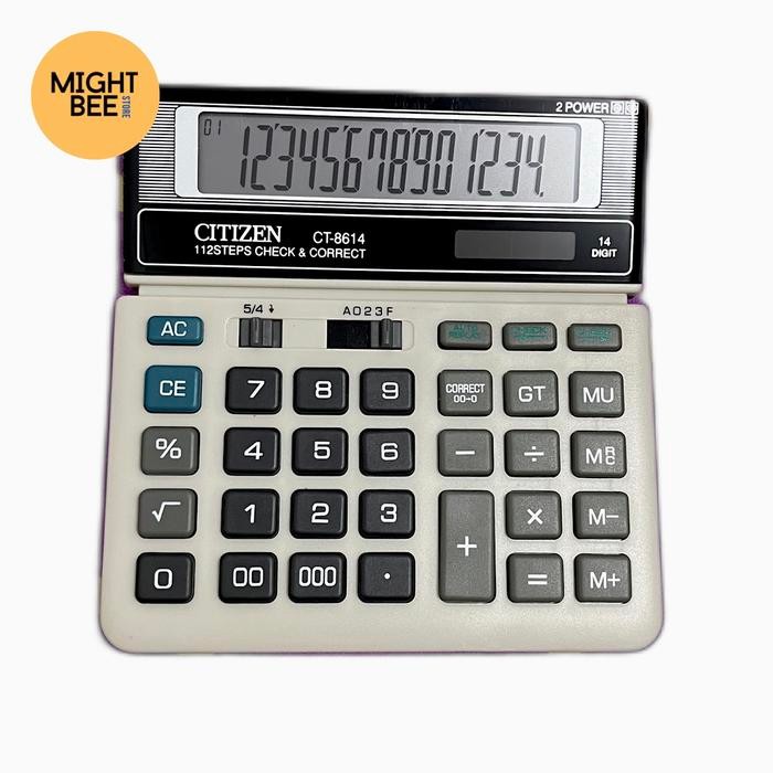 

kalkulator citizen ct 8614 - kalkulator dagang - kalkulator 14 digit kode 1459