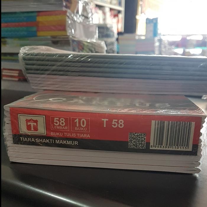 

Buku Tulis Tiara Campus Kecil 58 Lembar (Per Pak)