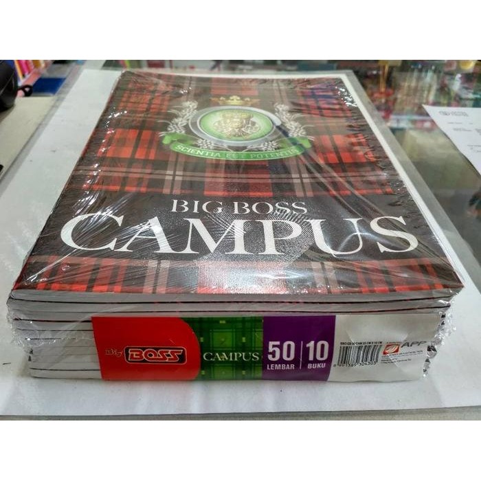 

Buku Tulis Big Boss Campus/ Buku Tulis Boxy Isi 50 Lembar