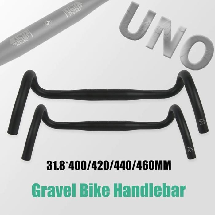 Uno Fl12 Dropbar Flare Stang Sepeda Gravel Touring Roadbike Alloy