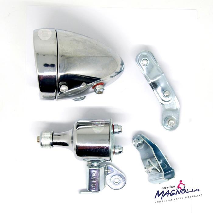 Lampu Dinamo Sepeda Ontel Kebo Mini Jadul Lampu Sepeda Jadul Kuno