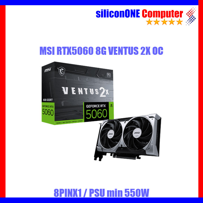 MSI RTX5060 8G VENTUS 2X OC