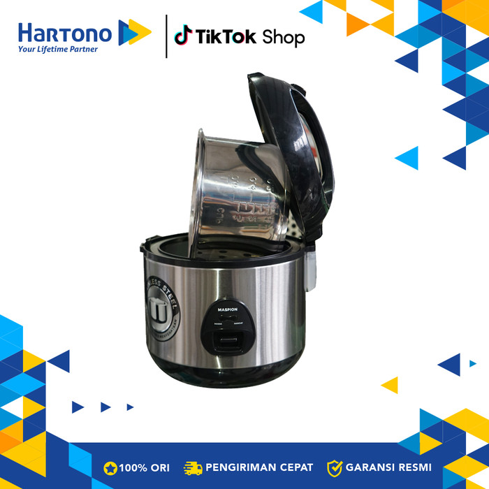 Maspion Penanak Nasi Rice Cooker MRJ-0623BSSS