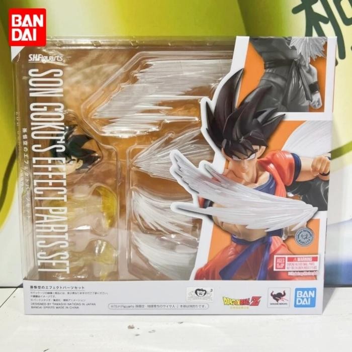 Bandai Figure Dragon Ball Anime Figures SHF Goku Effect Parts Set