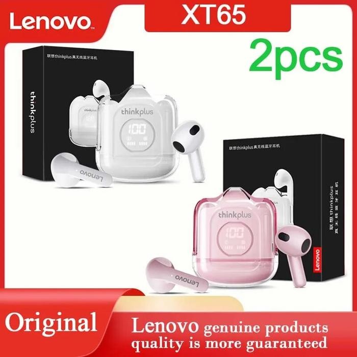 2pcs XT65 Original Earphones 5.3 Bluetooth Earbuds TWS