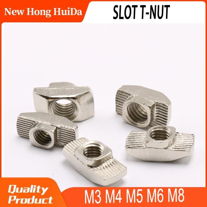 M3 M4 M5 M6 M8 Series Slot T-Nut Sliding T Nut Hammer Drop Fasten