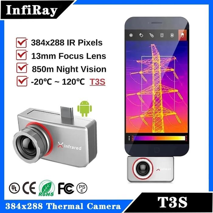 InfiRay T3S Infrared Thermal Camera Mini Thermal Scope for Android