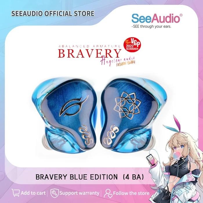 SeeAudio Bravery Edition Anniversary Hifi Earphones 4 Balanced