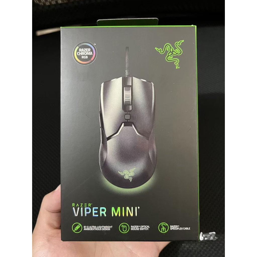 Razer New Year Gift Gift Thunder Snake Viper Mini Computer Esports Cable Gaming Mouse Laptop Rgb