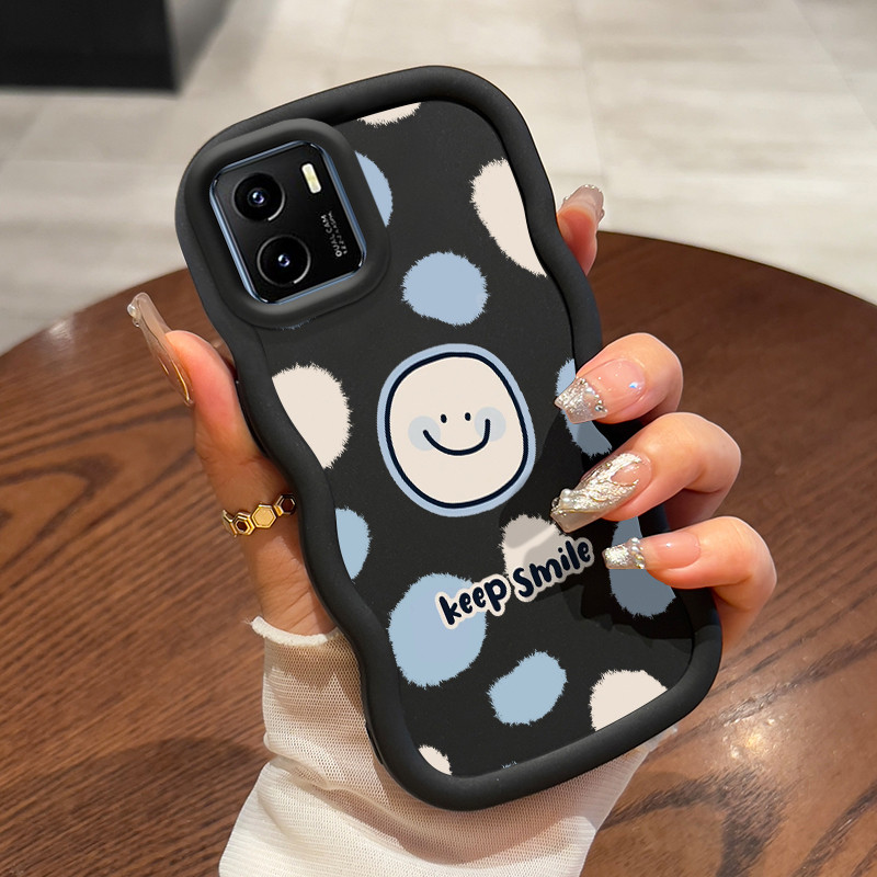 Casing Untuk VIVO Y15s Y15A Y15C Y01 Case Casing Emoji tas HP Cesing pelindung Silikon Softcase Maca