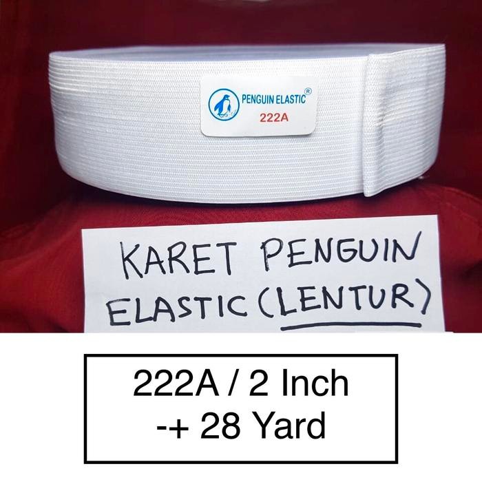 

Karet Elastis Penguin 222A 5 cm 28 Yard