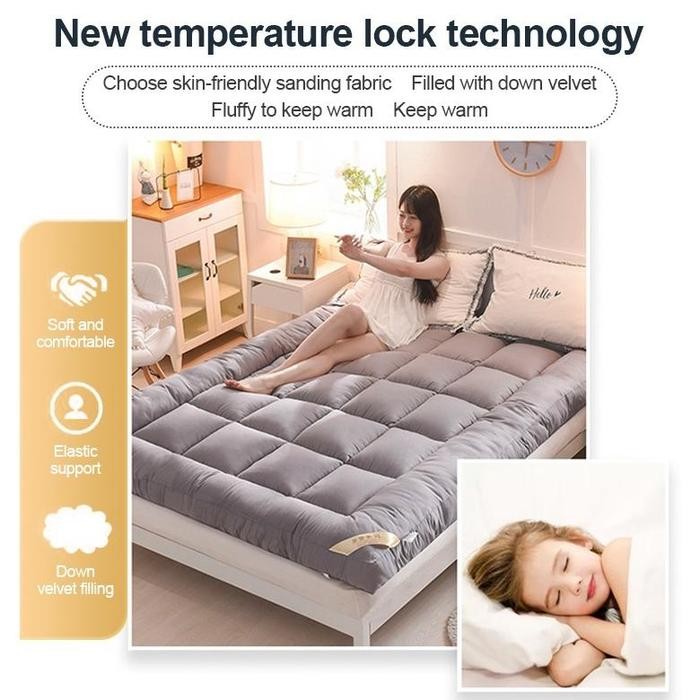 (Promo) Kasur Gender Kasur Lantai Tebal5Cm Lebih Nyaman Tebal Kasur Gender Bulu Tebal Uk