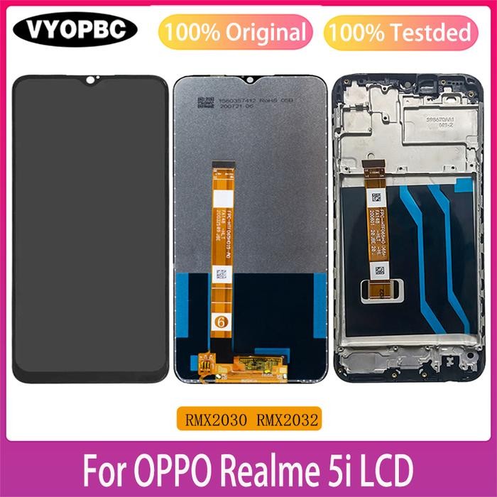 Mobile Phone LCD Display 6.5" For OPPO Realme 5 5S 5I Original  Touch Screen LCD Digitizer Assembly 