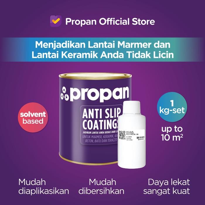 Propan Anti Slip Coatings Cat Pelapis Lantai Anti Licin