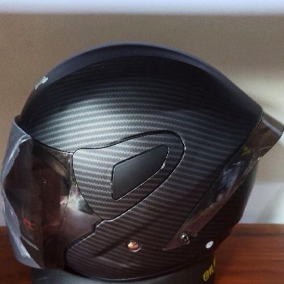 Helm RSV windtail carbon DOFF special matt black doff hitam dop spoile