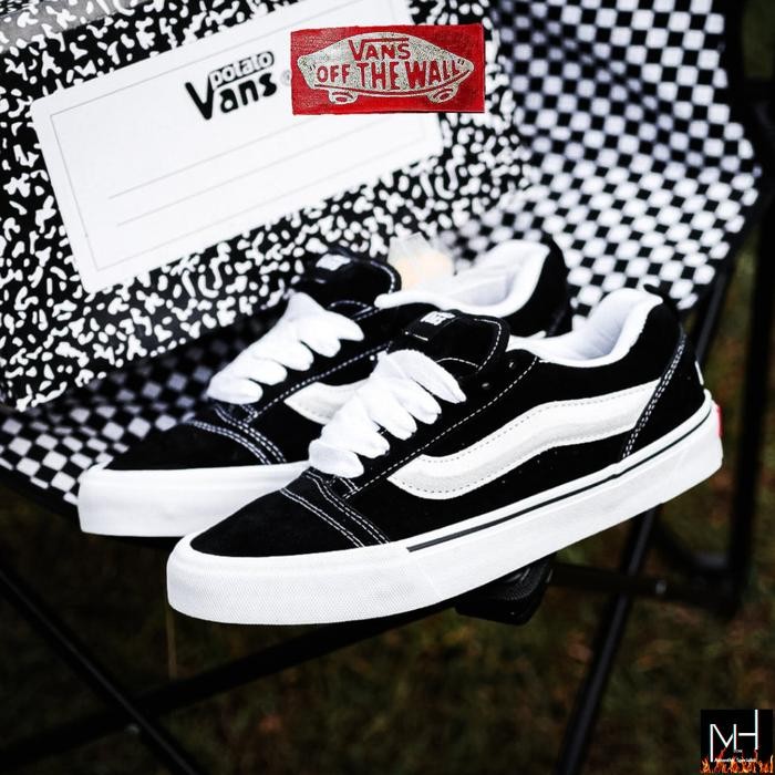 Vans Knu Skool VR3 X Imroon Potato Black White Original 100%