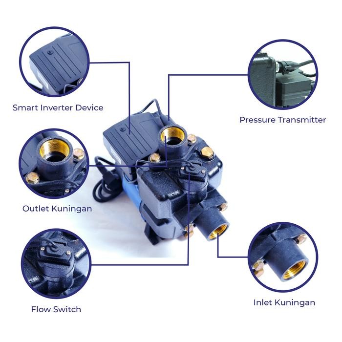 Bagus Ibp 375 Bit Shimizu Automatic Inverter Booster Pump