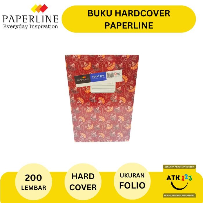 

Buku Hardcover Folio Merk Paperline Isi 200 Lembar