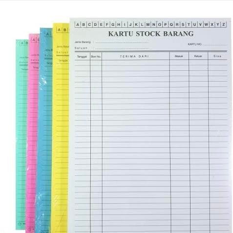 

Kartu Stok Barang ukuran FOLIO