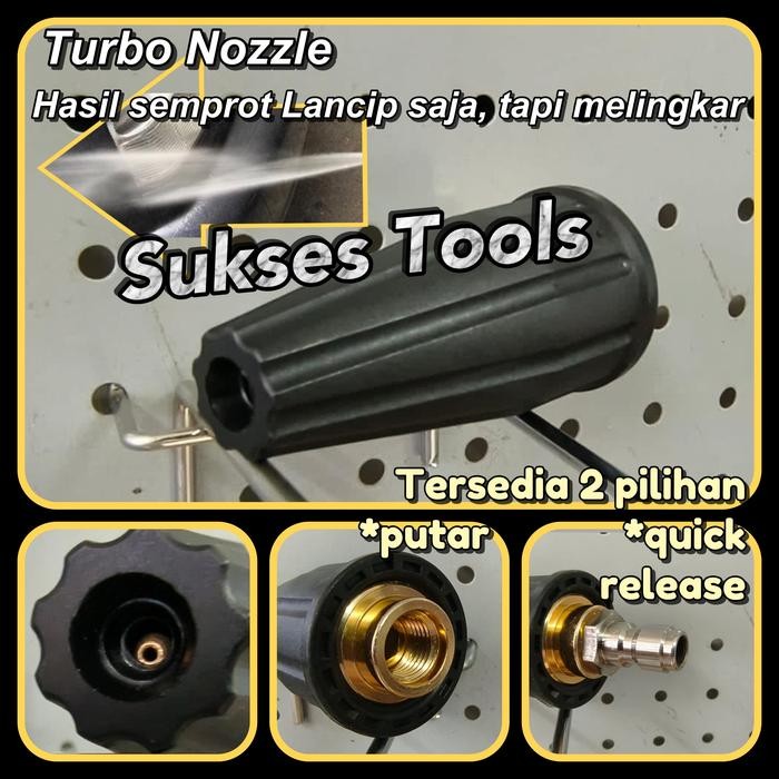 100% Lakoni Turbo Nozzle Mesin Steam Laguna 70 Jet Cleaner Daytona 100