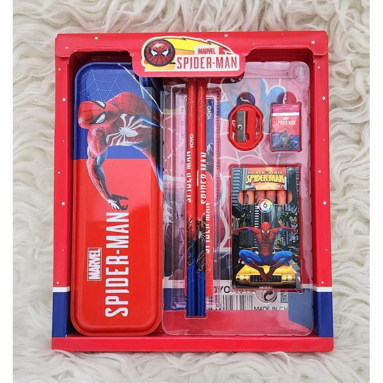 

Studyset Set Alat Tulis Yoyo 8015 Motif Anak Spiderman Cars Frozen Hel