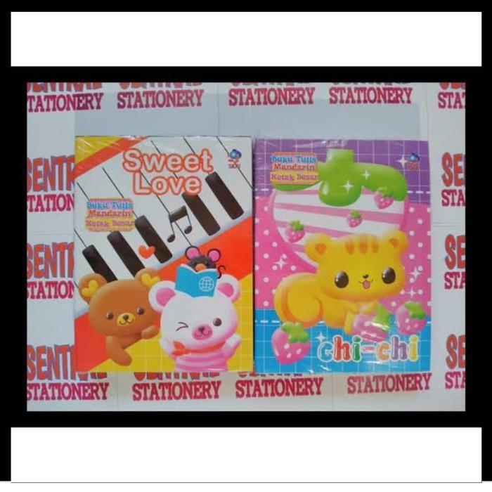 

BUKU TULIS MANDARIN KOTAK BESAR/PACK