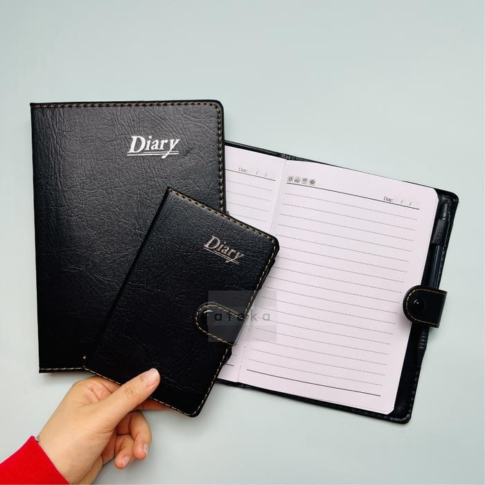 

Notebook Kulit + Button Buku Catatan Harian Buku Untuk Sekolah/Kuliah/Kantor Murah & Elegan paper