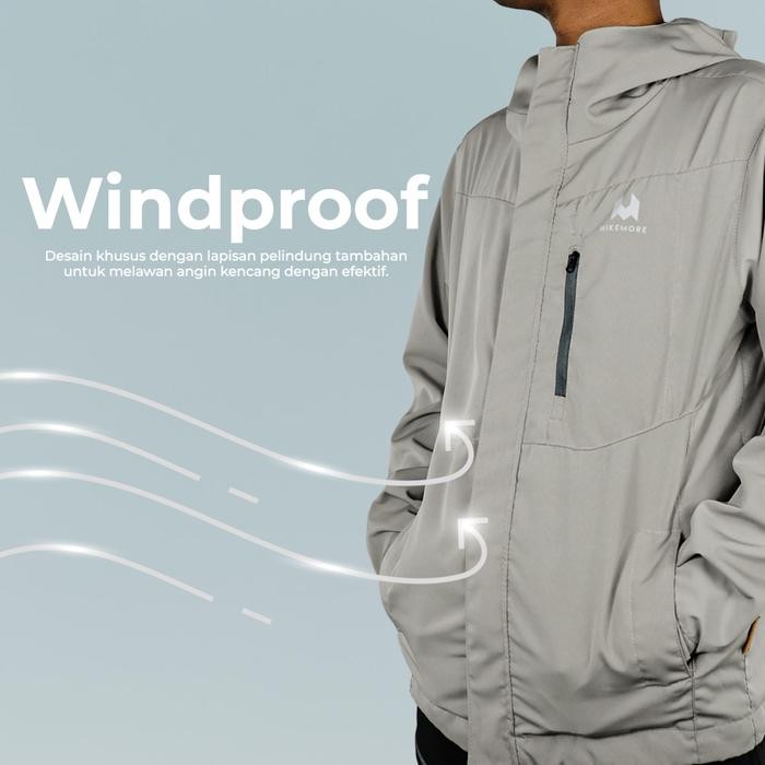 Jaket Pria Outdoor Hikemore Troponic Windbreaker