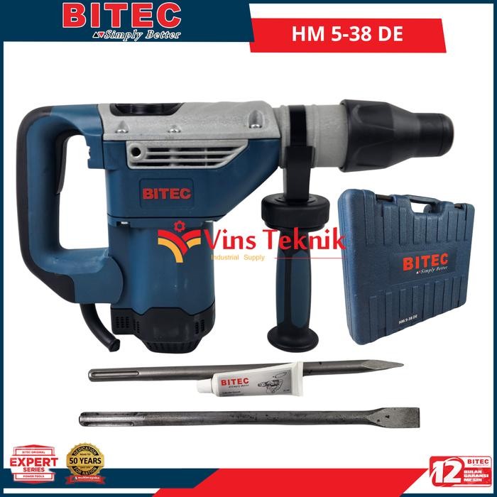 Terbaik Mesin Bor Beton Rotary Hammer Hm5-38De Bitec Hm 5-38 De