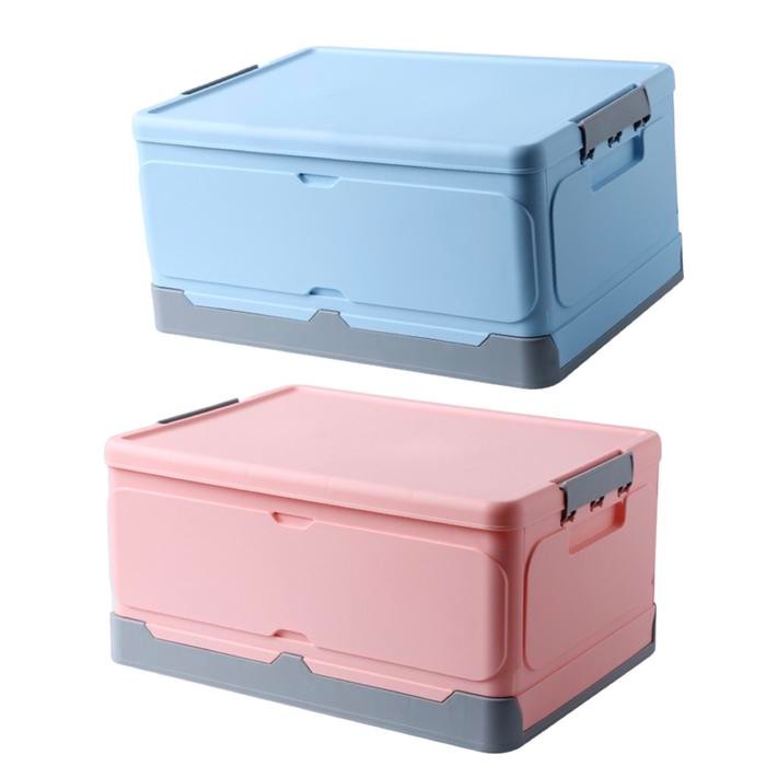 CONTAINER BOX LIPAT PLASTIK KOTAK PENYIMPANAN LIPAT KOTAK MAINAN ANAK