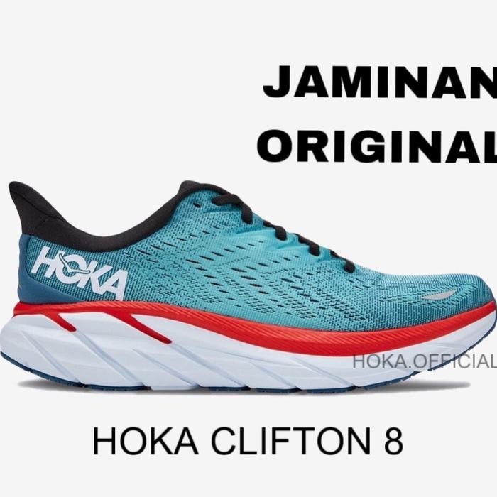 Sepatu Running Hoka Clifton 8 Wide / Sepatu Lari Hoka