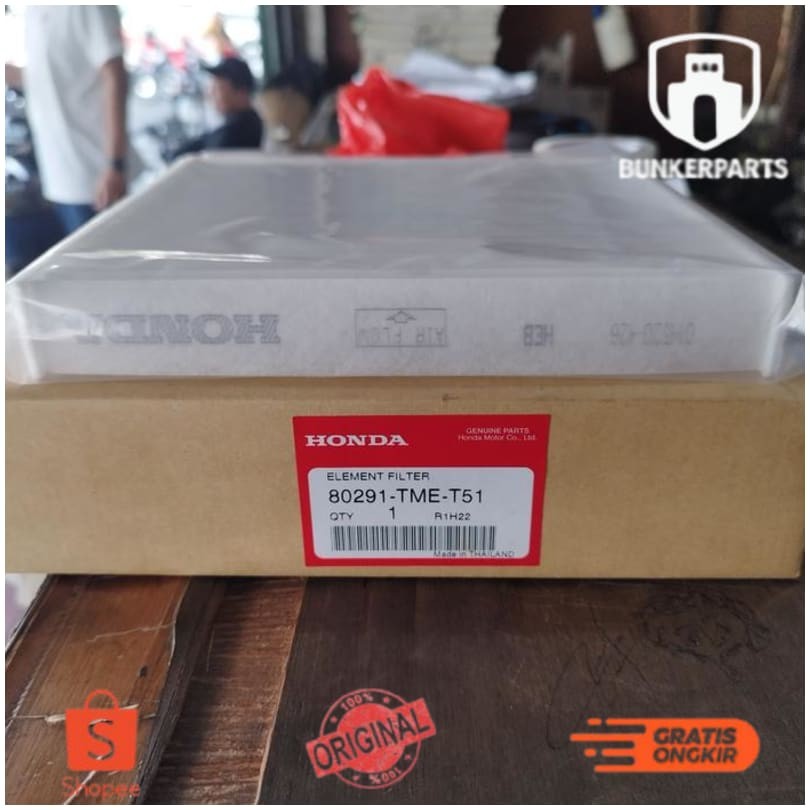 Saringan Filter AC Kabin Honda Freed Jazz GE8 GK5 Mobilio Brio City GM2 GM5 HRV BRV Gen 1 Gen 2 CRV 