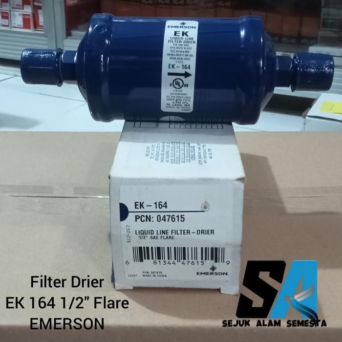 Terlaris Filter Drier Ek 164 1/2" Emerson Liquid Line Filter Drier Ek164