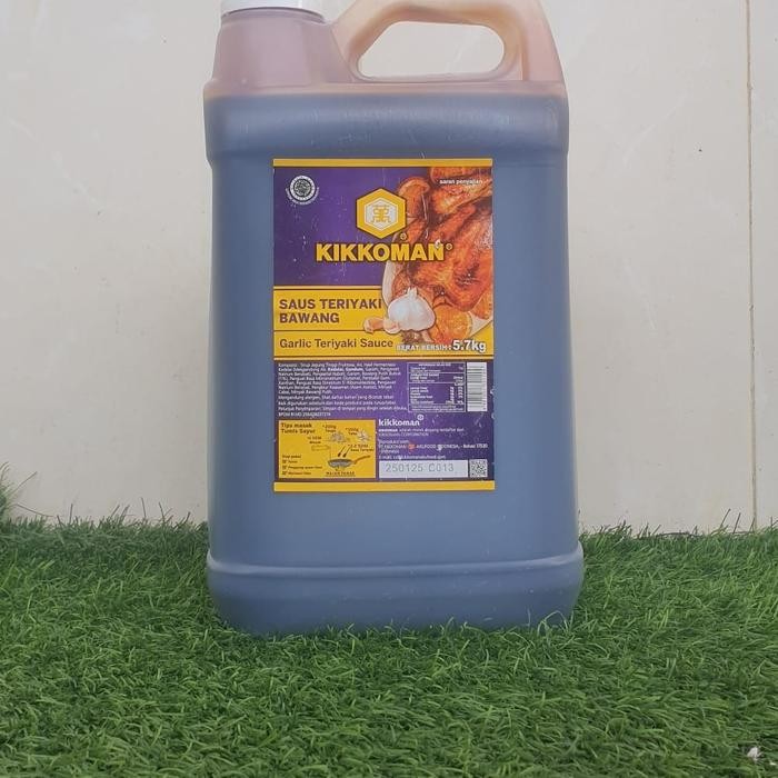 

New kikkoman garlic teriyaki jerigen 5.7kg